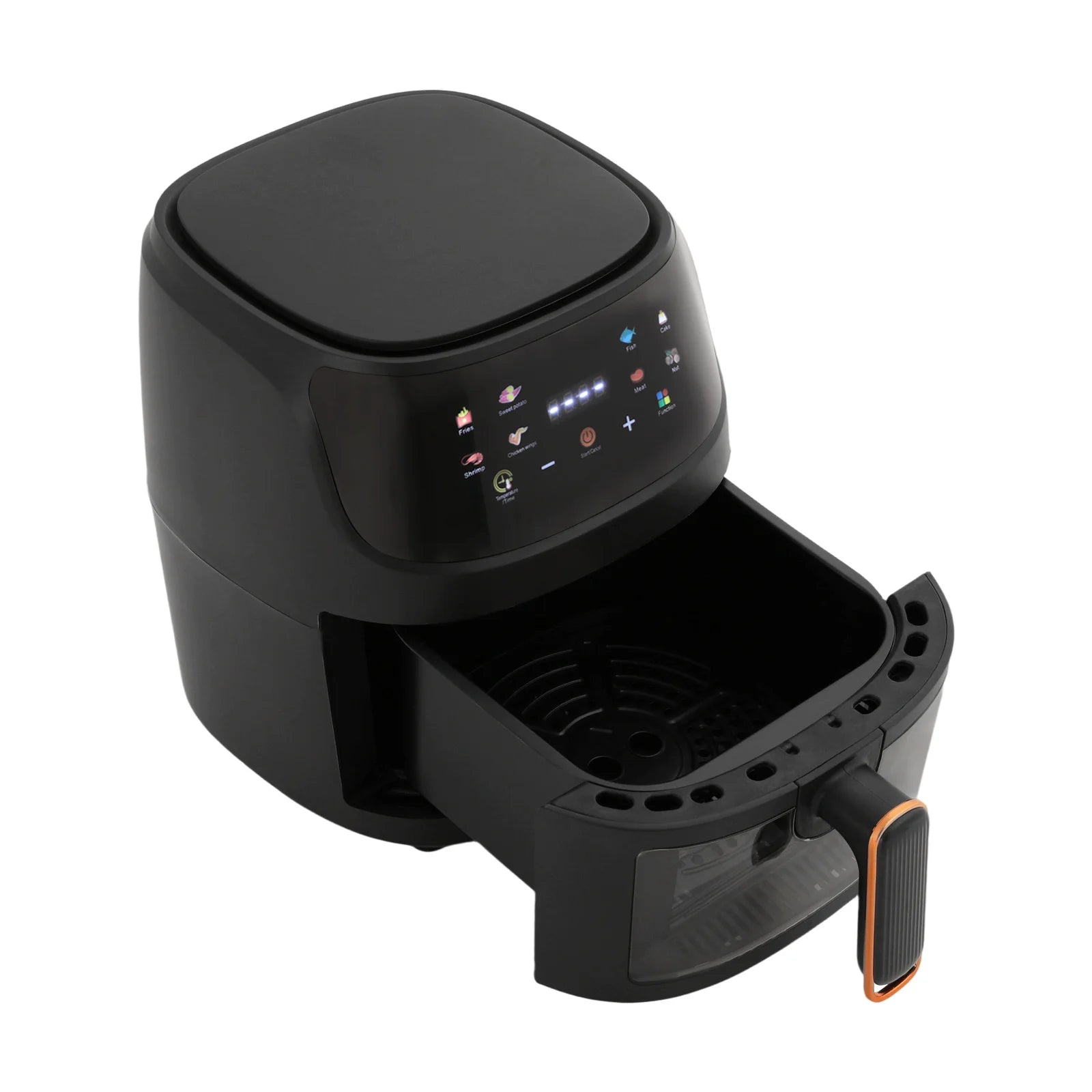 Friggitrice ad aria 5 litri 1350W 220V con controllo temperatura NTC, nero o bianco