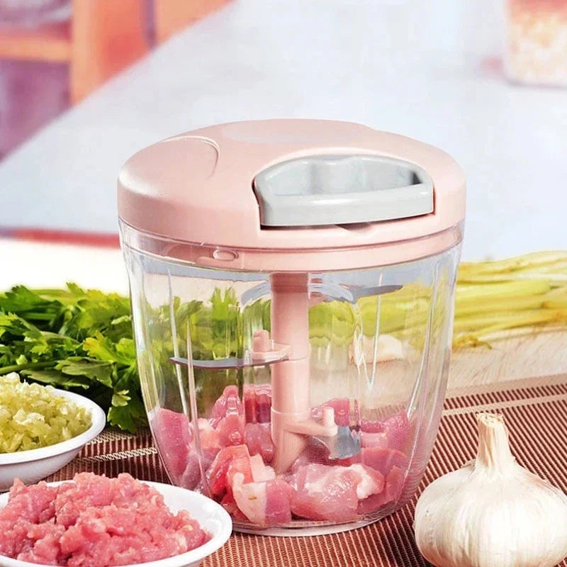 1 pezzo, tagliaverdure, schiacciapatate multifunzionale, tritatutto manuale per alimenti, tritatutto per verdure, tritatutto per aglio creativo, schiacciapatate