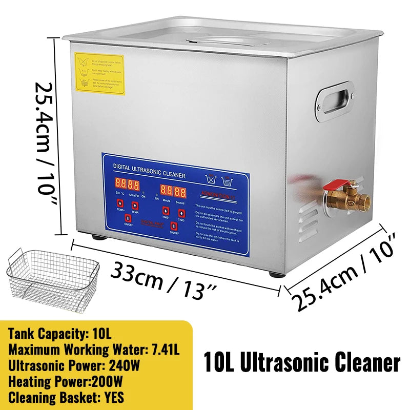 SucceBuy 1.3L 2L 3L 6L 10L 15L 22L 30L Ultraschallreiniger Tragbare Spülmaschine Waschmaschine Ultraschallreinigungsgeräte für den Haushalt