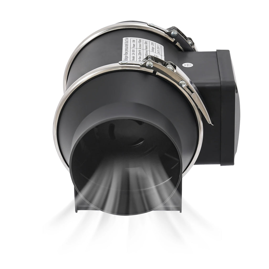220V Ventole di Scarico Per Uso Domestico Silenzioso Tubo In Linea Condotto Ventilatore Estrattore Parete Aria Pulita Ventilatore per Cucina Bagno Wc 220m3/h