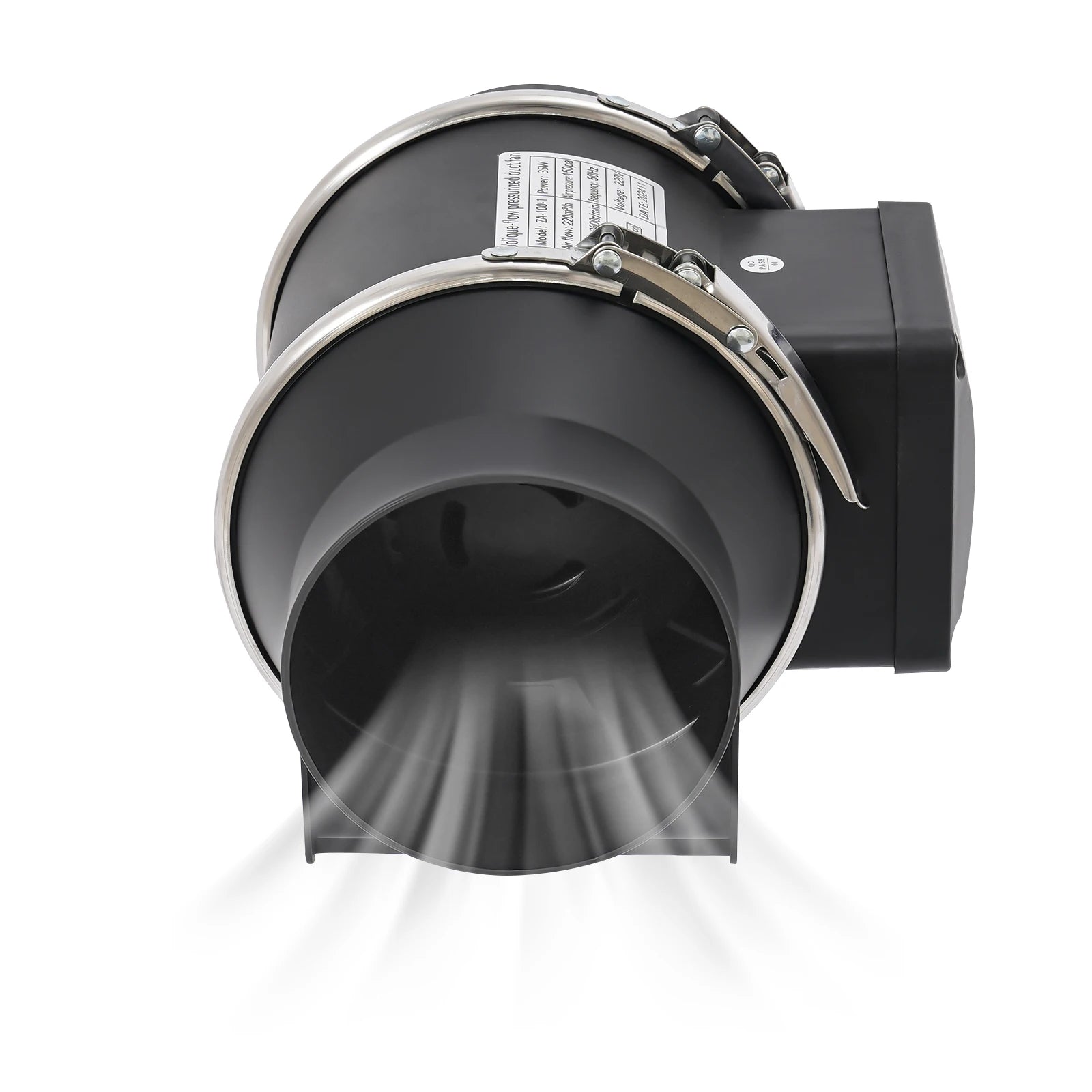 220V Ventole di Scarico Per Uso Domestico Silenzioso Tubo In Linea Condotto Ventilatore Estrattore Parete Aria Pulita Ventilatore per Cucina Bagno Wc 220m3/h