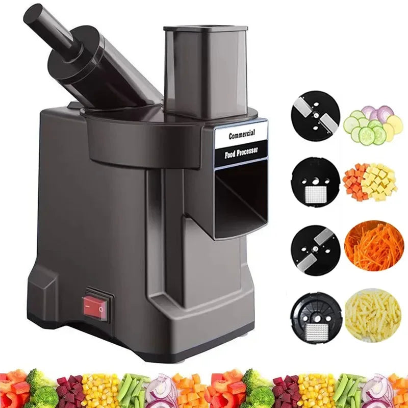220V tritatutto per verdure tagliatrice elettrica multifunzionale carota taglierina per patate fetta trituratore robot da cucina a dadini