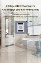 Liectroux YW509 Fensterputzroboter, 4-Wege-Wassersprühsystem, Fensterputzroboter für Glasböden, Glaswände, Fensterstaubsauger, intelligente Navigation, dreifaches Sicherheitssystem