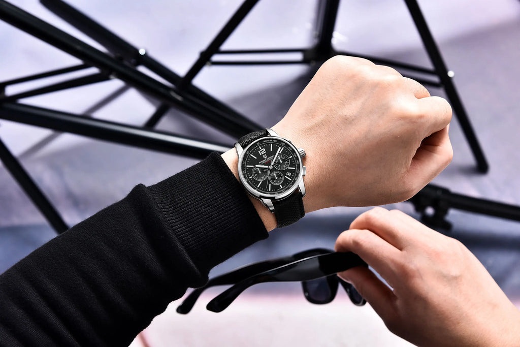 PAGANI DESIGN Orologio da Polso Uomo Quarzo VK63 41mm Vetro Zaffiro 10 Bar