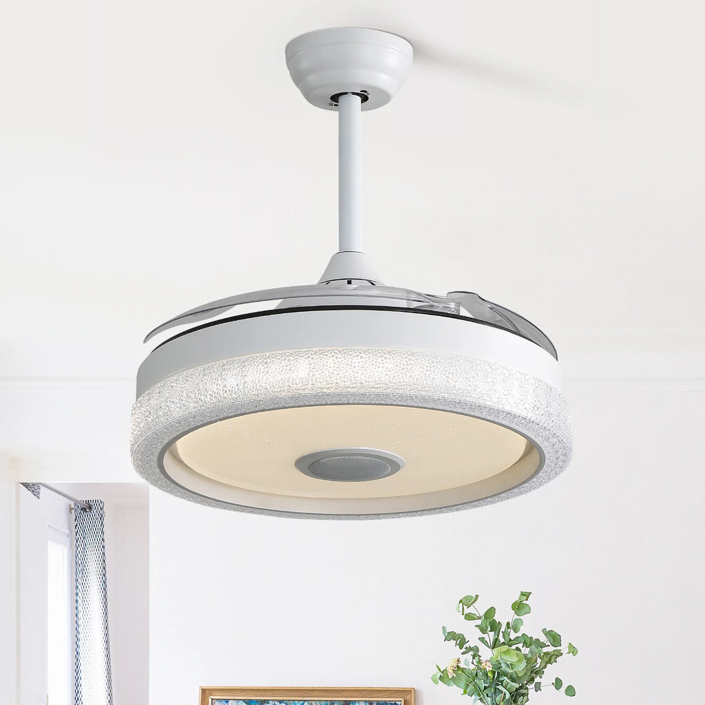 Ventilatore da soffitto 42 pollici con luce LED e telecomando