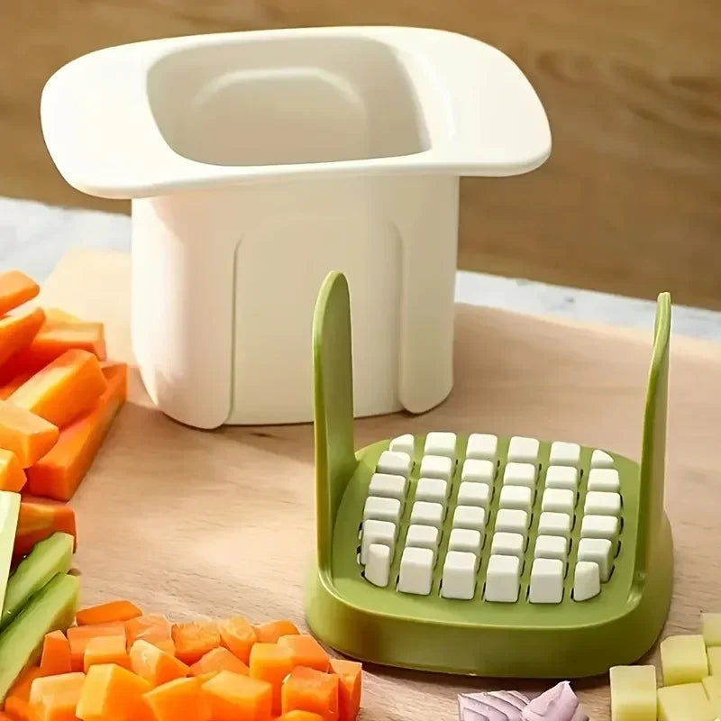 Affettatrice multifunzionale per cetrioli, patate, per uso domestico, a pressione manuale, per cipolla, utensili da cucina, tritatutto per verdure, patatine fritte