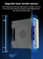 ABIR WD9 Fensterputzroboter, 4-Wege-Wasserspray, schwebende Wischtechnologie, Lasersensor, 9000PA Saugkraft, intelligenter Speicher