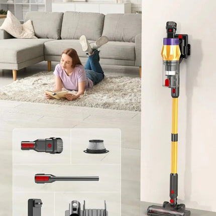 IDEACH V18 Aspirapolvere Portatile Senza Fili 550W 45kPa con Touchscreen, Batteria Rimovibile, Leggero per Pavimenti, Auto e Peli di Animali Domestici