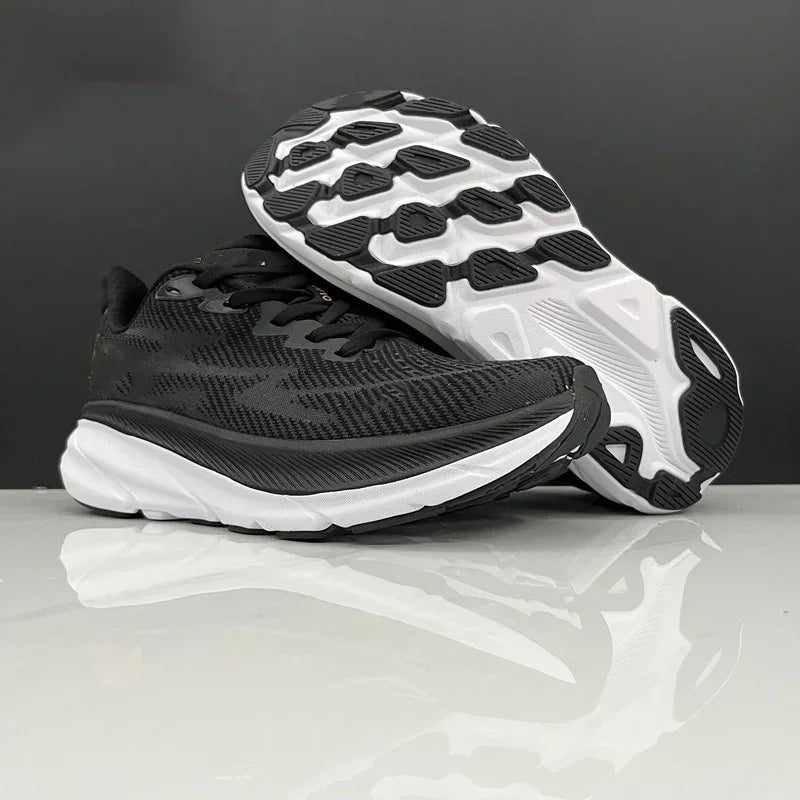Hoka Clifton 9 Laufschuhe für Herren und Damen, leicht, gedämpft, atmungsaktiv, für Marathon und Straßentraining.