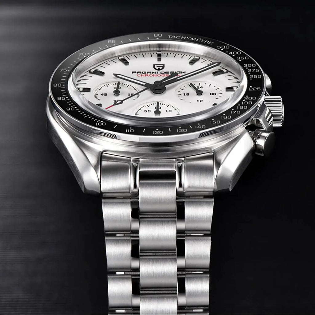 Nuovo Orologio PAGANI DESIGN Moon 2026, Orologio al Quarzo di Lusso alla Moda per Uomo, Cronografo Sportivo in Acciaio Inossidabile