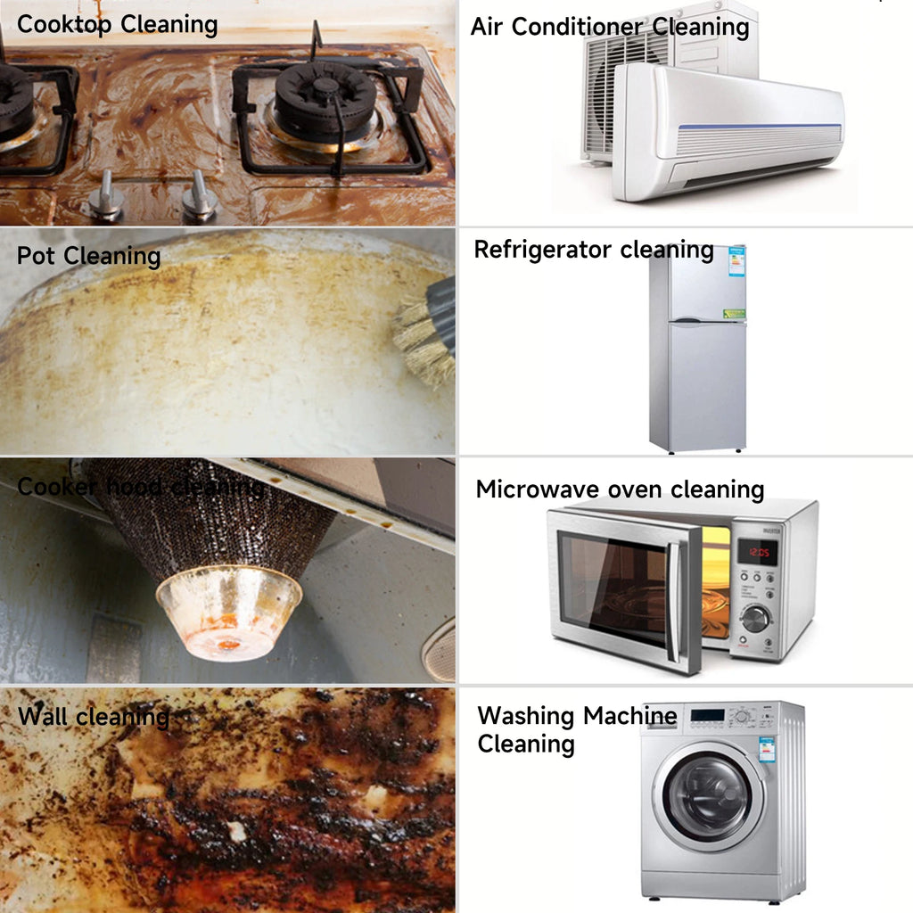 Handdampfreiniger, 105 °C Hochtemperatur-Dampfbürste mit 6 einstellbaren Stufen und mehreren Aufsätzen für Küche und Bad