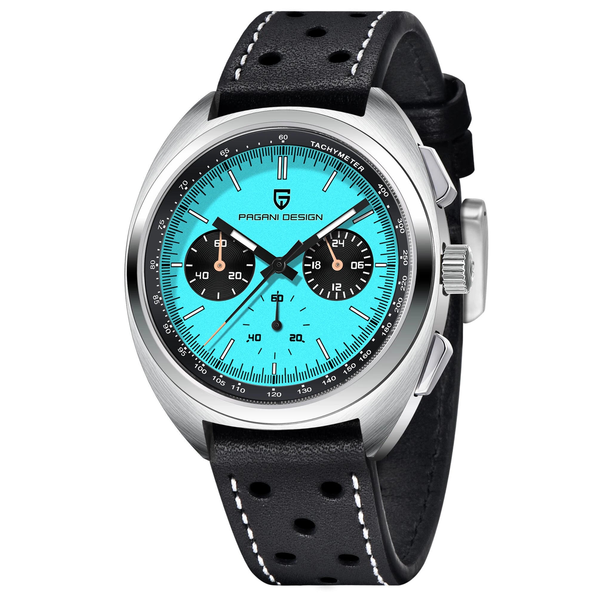 PAGANI DESIGN Orologio da polso al quarzo con cronografo VK63 e vetro zaffiro