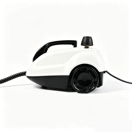 Podofo Pulitore a Vapore 2000W, 5 Bar Alta Pressione, Portatile con Caldaia da 2.0L, Tubi di Prolunga, Impugnatura a Vapore, Spazzola per Pavimenti, Pulitore Elettrico a Vapore Senza Prodotti Chimici per Piastrelle, Fughe, Fi
