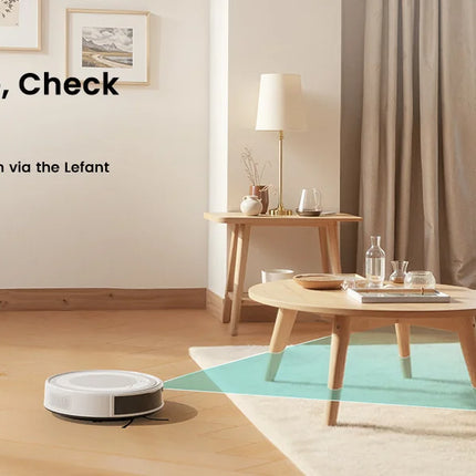 LEFANT M310 Ultra Robot Aspirapolvere e Lavapavimenti, aspirazione 6000Pa, navigazione ToF con sensore PSD 190°, autonomia 170 min, compatibile con APP/Alexa, ideale per peli di animali e pavimenti duri