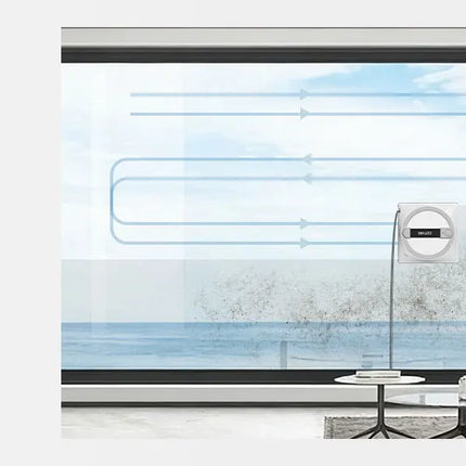 COTIAR Winbot W10 3100Pa Robot Window Cleaner with 5 Cleaning Modes, Intelligent Electric Control via App and Remote Control