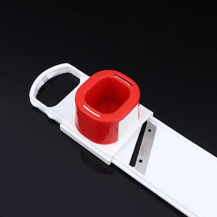 Tagliaverdure 2 in 1 per zenzero e aglio, manuale, a doppia faccia, per affettare e tritare, gadget da cucina per uso domestico
