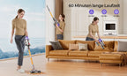 Laresar V7 500W 50000Pa Akku-Staubsauger Handheld Smart Home Appliance Abnehmbarer Akku Staubbehälter