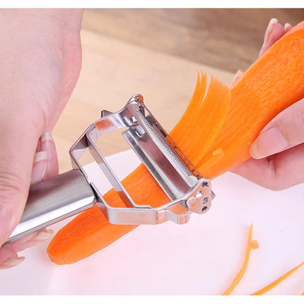 Multifunctional Stainless Steel Kitchen Peeler Fruit Vegetable Potato Carrot Cucumber Julienne Grater Durable Vegetable Slicer
