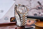 PAGANI DESIGN emailliertes Zifferblatt 2025 neue Herrenuhren DD36 Silber Gold automatische Luxus-Herrenuhr wasserdichte mechanische Armbanduhr