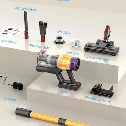 RIPRID V18 Aspirapolvere portatile senza fili 550W Alta potenza 45KPA Forte aspirazione 45000PA Kit di pulizia efficiente combinato multi-testa