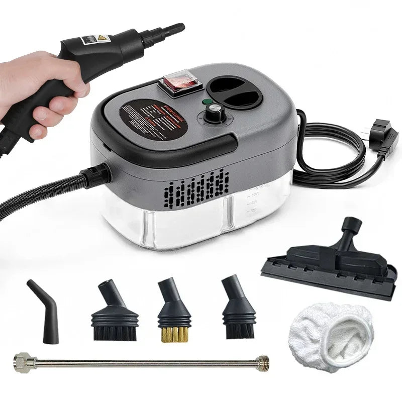 2500 W Dampfreiniger Hochtemperatur-Sterilisations-Druckstrahl-Waschmaschine Handheld für zu Hause, Auto, Küche, Klimaanlage
