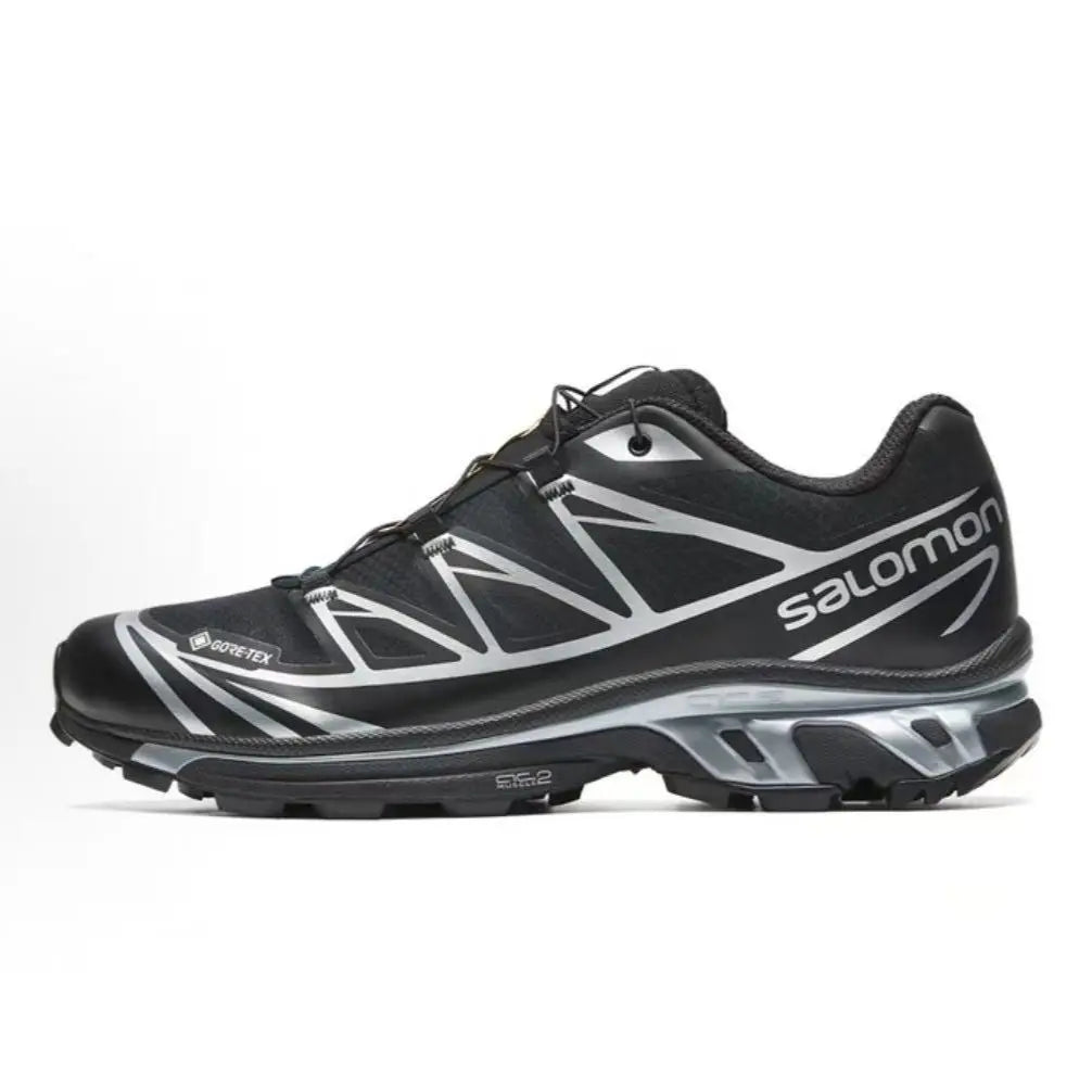 Salomon XT-6 Laufschuhe für Outdoor-Aktivitäten, Wandern und Trailrunning (Weiß/Schwarz)