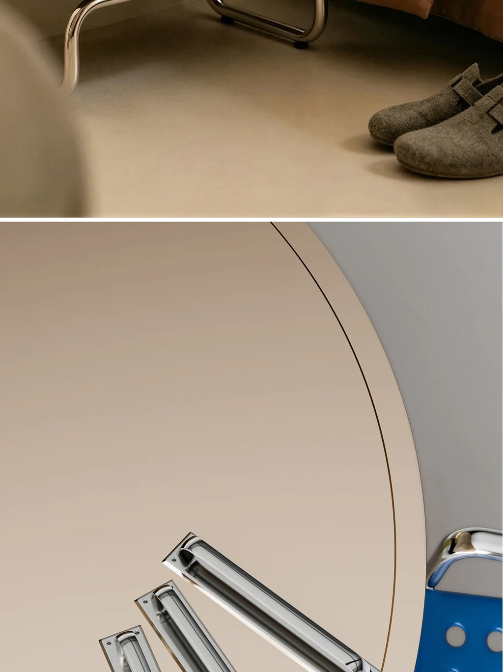 Maniglia per Armadio in Ottone Massiccio Dooroom, Design Stile Bauhaus, Maniglie per Mobili, Maniglia per Cassetti e Scarpiera da Cucina