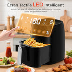 Friggitrice ad Aria 4,2L 1500W Touchscreen LED - YASHE