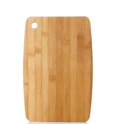 Natural bamboo kitchen cutting board large rectangular thickened solid wood cutting board available on both sides