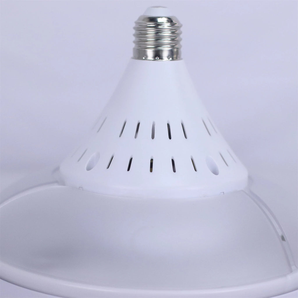 Ventilatore da soffitto JOYINLED con illuminazione e telecomando, pale retrattili a scomparsa, luce dimmerabile, silenzioso, 3 velocità per camera da letto