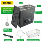 3L 6L 10L 30L Ultraschallreiniger Ultraschallknopf Beheizte Ultraschallwaschmaschine Ultraschallreinigungsbad für Zuhause und Gewerbe