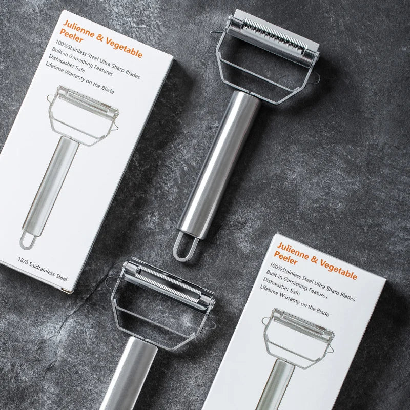 1 pz pelapatate in acciaio inox pelapatate grattugia carota affettatrice multifunzione cucina pelapatate frutta e verdura strumenti
