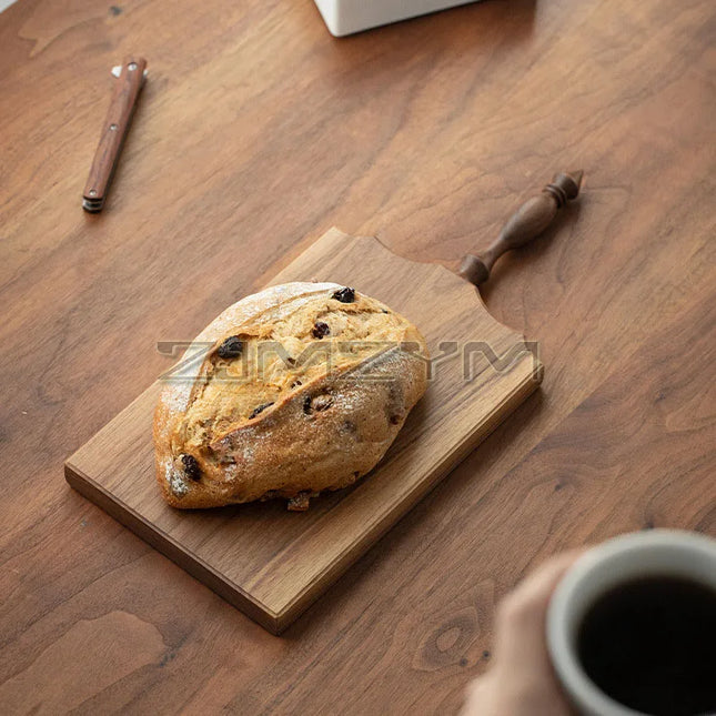 French Vintage Cutting Board Premium Handmade Black Walnut Cutting Board with Natural Texture Durable, Polished, Smooth, No Rough Edges
