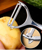 Pelapatate in acciaio inossidabile, pelapatate multifunzione, grattugia per carote, utensili da frutta, accessori da cucina, pelapatate gastronomico