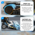 Tineco Floor One S5 Combo Smarter Nass-/Trockensauger mit iLoop-Technologie, 5-in-1 Nasssauger für Tierhaare, Hartböden, LED-Display, Wi-Fi