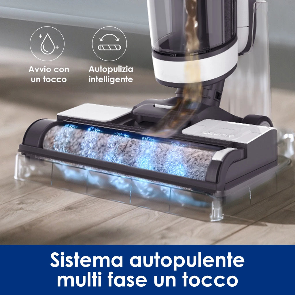 Tineco Floor One S3 Breeze Kabelloser Nass-/Trockensauger mit Wischfunktion, selbstreinigend, intelligentes Haushaltsgerät