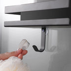 Duschregal zum Aufhängen, Shampooflaschenhalter, Seifenhalter, keine Bohrungen erforderlich für die Dusche, Badregal, Badzubehör