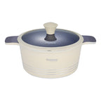 DONNOR 15-teiliges Keramik-Kochgeschirr-Set Töpfe und Pfannen Set Antihaft-Induktionsküche Platzsparendes Kochgeschirr-Set Induktion RV-Set JT445