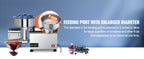 SucceBuy Elektrischer Passierer für Tomaten, 370W, professioneller Tomaten-Entsafter aus Edelstahl, 90-160 kg/h