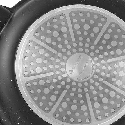 10-Piece Induction Cookware Set, Non-Stick Pots and Pans Set, Cooking Cookware Set with Lids, Granite, PFAS-Free