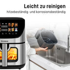 Sinaopus Friggitrice ad Aria 8L, 1700W, Display Touch LED