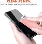 2-in-1 Bildschirmreinigungsspray mit Mikrofasertuch für Handys, Tablets, Computer, Staubentfernungs-Tool für mobile Geräte.