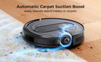 Robot-Staubsauger und Wischroboter Airzeen R7 3-in-1, 4000Pa Saugkraft, Smart App/Alexa Steuerung, Automatische Aufladung für Tierhaare und Böden
