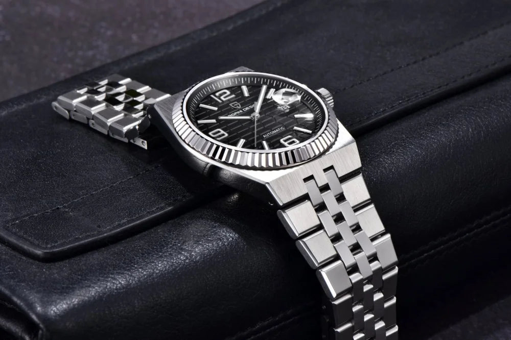PAGANI DESIGN Orologio da Polso Meccanico Uomo Modello PD-YS027 Acciaio Inossidabile Vetro Zaffiro