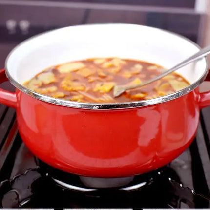 Pentola smaltata Pentole da cucina per la casa Pentole per cucinare noodle Stufato Zuppa Pentola per acqua bollente