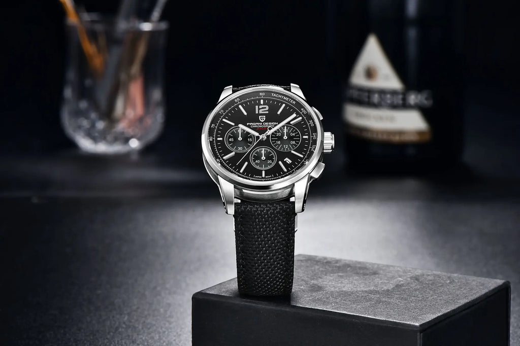 PAGANI DESIGN Orologio da Polso Uomo Quarzo VK63 41mm Vetro Zaffiro 10 Bar