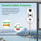PuRuiKai Ultradünner Saugroboter zur Fensterreinigung, elektrischer Glasreinigungsroboter mit Fernbedienung für zu Hause