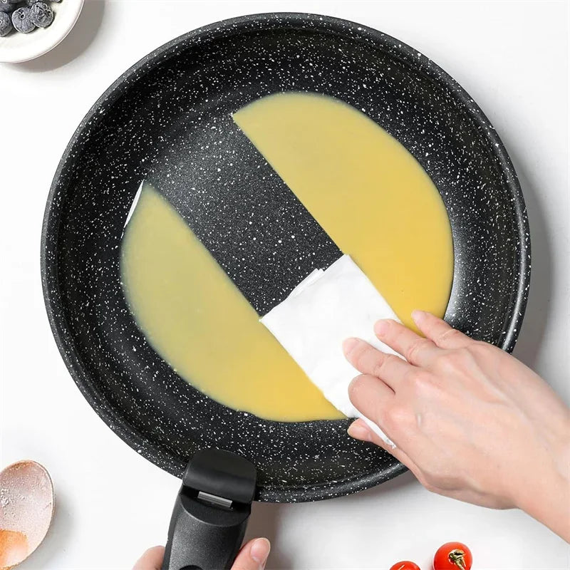 MICHELANGELO Padelle Antiaderenti Set Manico Rimovibile Padelle Rivestimento in Granito Padelle Non Tossicche Bistecca Frittata Padella Forno Sicuro