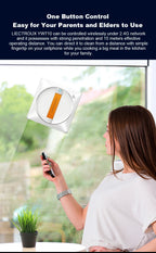 Liectroux YW710 Fensterputzroboter, Doppelte Wassersprühfunktion, Intelligenter Speicher, Starke Vakuumsaugung, Lasersensor, Fensterputzroboter für den Haushalt, APP-Steuerung