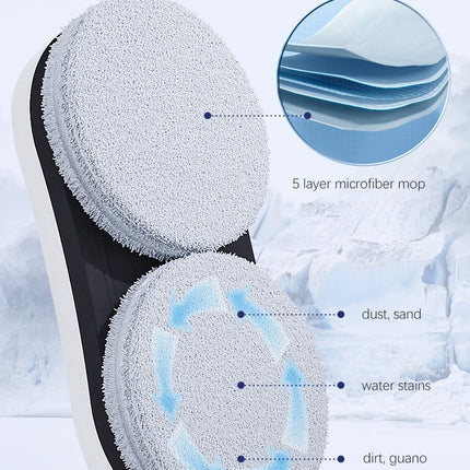Robot window vacuum cleaner that cleans the remote-controlled electric glass cleaner